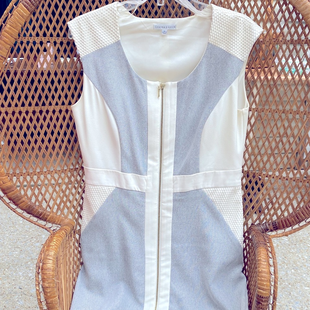 Sandra Darren Dress Ivory Size 10